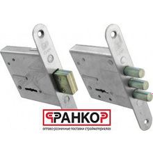 Замок врезной ЗВ8-4С, три круглых ригеля   66970