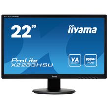 Монитор iiyama x2283hsu-b1dp, 21.5" (1920x1080), mva, vga (d-sub), dvi, dp