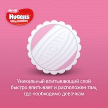 Huggies Ultra Comfort 4+ (10-16 кг) для девочек 60 шт