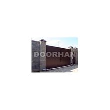 Комплект распашных ворот DoorHan "Собери Сам"  из сэндвич панели коричневый RAL8014 (4430x2200)