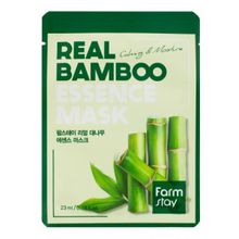 Маска для лица тканевая с экстрактом бамбука FarmStay Real Bamboo Essence Mask 5шт