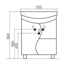 Mixline Мебель для ванной Классик 52 L