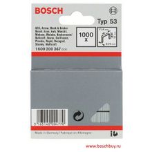 Bosch Набор 1000 Скрепок 12 мм T53 (1609200367 , 1.609.200.367)
