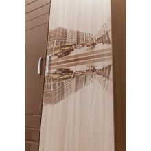 Компоновка №1 Манхэттен (Стелаж Шкаф комб. Софа  Полка  Шкаф 2-ств.  Стол комп.  Надстройка 1200)