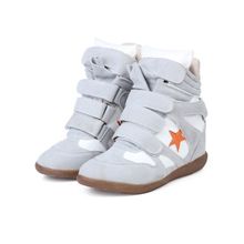 Isabel marant sneakers - white red star (реплика)