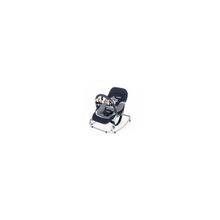 Кресло-качалка Brevi Baby Rocker 087, детская, с мягкими игрушками, темно-синее синяя клетка