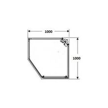 Душевая кабина Aulica ALC-5101P-White (100х100х215)