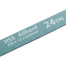 Полотна для ножовки по металлу, 300 мм, 24TPI, HSS, 2 шт. Gross 77724