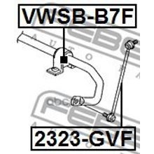 Втулка Стабилизатора | Перед Прав Лев | Audi Q3 2011- Febest арт. VWSBB7F