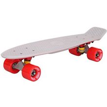 Y-scoo 401-G Скейтборд Y-SCOO Fishskateboard 22" винил 56,6х15 с сумкой GREY red