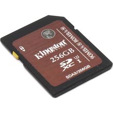 Карта памяти   Kingston   SDA3 256GB   SDXC Memory Card 256Gb UHS-I U3