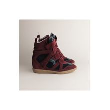  Isabel Marant Sneakers Оригинал Red Wine Black