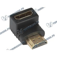 Переходник HDMI<->HDMI(F) 5bites "HA1005", угловой, позолоченные контакты (oem) [137896]