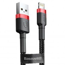 Baseus Кабель Baseus Cafule Cable USB - Lightning red+black 1m