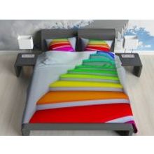 Постельное белье из сатина Лестница в небо 1,5 спальное NEWTONE 89522