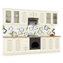 Любимый Дом Кухня Ассоль жемчуг № 09 300 см., универсальная сборка ID - 287188