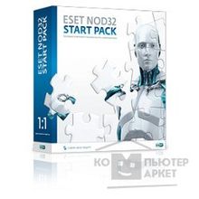 Eset NOD32-ASP-NS BOX -1-1  NOD32 START PACK - базовый комплект, лицензия на 1 год на 1ПК