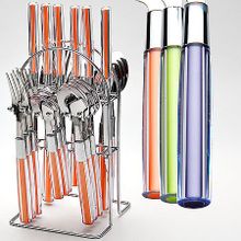 22492-1 Набор столовых приборов ФИОЛЕТОВЫЙ 25пр.МВ(х12)