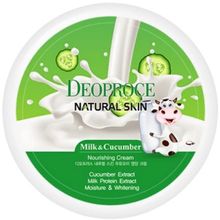Deoproce Natural Skin Nourishing Cream Milk Cucumber 100 г