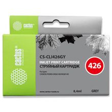 Картридж струйный Cactus CS-CLI426GY серый для Canon Pixma MG6140 MG8140 (8.2мл)
