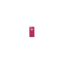 Силиконовый чехол с зажней частью для iPhone 5 Pink