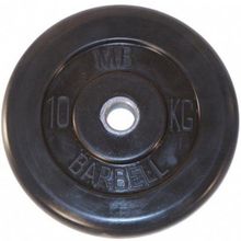 Диск обрезиненный черный MB Barbell d-31mm 10кг