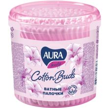 Aura Beauty Cotton Buds 200 палочек в контейнере
