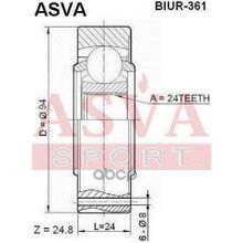 Шрус Внутренний | Зад Прав Лев | Bmw  3(E36), Z3 24*94 Мм ASVA арт. BIUR361