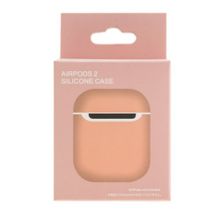 Силиконовый чехол AirPods Soft Touch Slim, papya