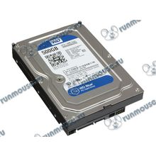 Жесткий диск 500ГБ Western Digital "Blue WD5000AZRZ", 5400об мин., 64МБ (SATA III) (oem) [130767]