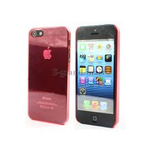 0.5mm Ultra-Thin Glossy Hard Case Cover Shell For iPhone 5 (6 Colors) Protector