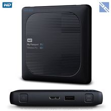 Жесткий диск внешний Western Digital WD 4TB My Passport Wireless Pro USB 3.0 External Hard Drive  WDBSMT0040BBK