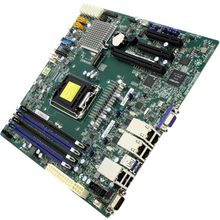 Мат. плата   SuperMicro X11SSH-LN4F (RTL) LGA1151    C236    PCI-E SVGA 4xGbLAN SATA RAID microATX 4DDR4