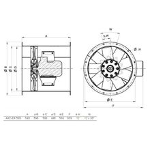 Systemair AXC-EX 500-9 26°-2