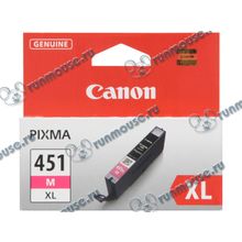 Картридж Canon "CLI-451M XL" (пурпурный) для PIXMA iP7240 MG5440 MG6340 (11мл) [112916]