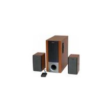 Колонки Nakatomi BS-21 Cherry (2x12W+Subwoofer 25W, дерево, ПДУ проводной)