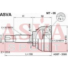 Шрус Внешний ASVA арт. MT05