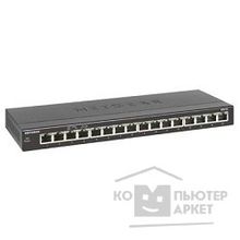 Netgear GS316-100PES Коммутатор 16-портов 10 100 1000 Мбит с с внешним блоком питания и функциями энергосбережения