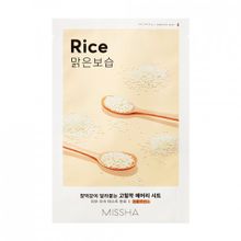 MISSHA Airy Fit Sheet Mask Rice Маска для лица с экстрактом риса