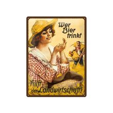 Wer Bier trinkt hilft... Fraulein