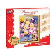 Креатто по номерам Ваза с цветами