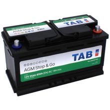 Аккумулятор автомобильный TAB AGM 6СТ-95 обр. (Start-Stop) 353x175x190