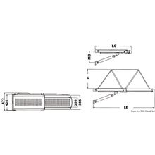 Osculati Bridge 23 hydraulic gangway 12 V, 42.620.03