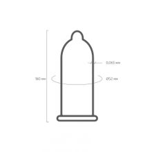 Ребристые презервативы VIZIT Ribbed - 3 шт. (241873)