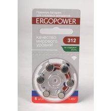 Батарейки для слуховых аппаратов Mini Ear 6 шт.