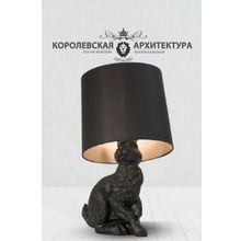 Скульптура: лампа "Чёрный Кролик"