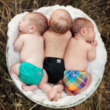 Kanga Care Newborn Aplix Cover Preppy