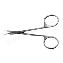 Ножницы роговичные тупоконечные вертикально изогнутые 110 мм Н-44 Тумботино, Россия