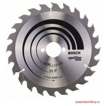Bosch Пильный диск Bosch Optiline Wood 190х30 мм 24WZ (2608641185 , 2.608.641.185)