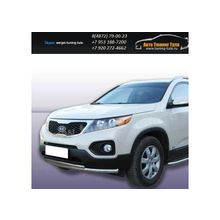 Защита передняя труба двойная d57+d42 KIA Sorento 2010г 290-67